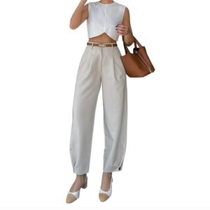 NWT Commense Ceam Hight Rise Pants Trousers